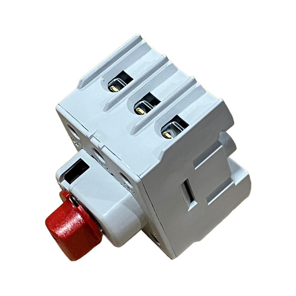Top view of disconnect switch
